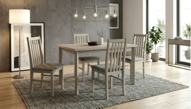 Set masa MB-13 (Max 5 SP) cashmere, cu 4 scaune S-38 cashmere (ontika1) op85