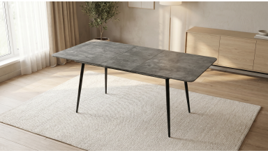 Masa bucatarie, extensibila, HT-151 antracit