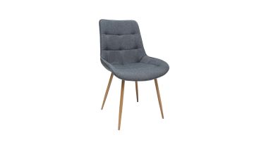Scaun living HT3, stofa, gri