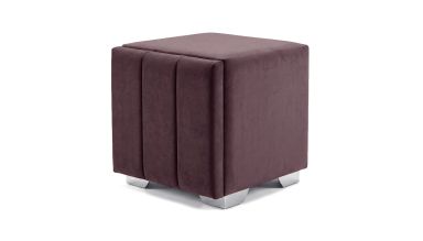 Noptiera tapitata Cozy 1d, 45x45x45 cm, mov