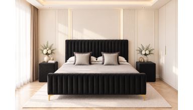 Pat ML-2202, 160x200 cm, Negru