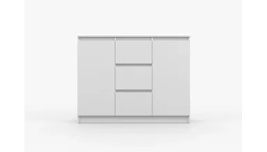 Comoda Solo 2d3s, 120x86x42 cm, alb