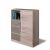 Comoda dome dy2, culoare sonoma, 85x105x42 cm