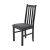 Scaun din lemn masiv de fag tapitat cu stofa s-38 boss10 cz 26 x, negru