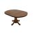 Masa extensibila Kan 100x135, lemn masiv, culoare wenge, blat din MDF