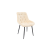 Scaun Bucatarie Tapitat S-212, Stofa, Maro