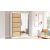 Dressing Gabriel cu oglinda, 150x200x61 cm, negru/stejar deschis