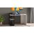 Birou Coral, alb / sonoma, pal, 122x56x75 cm