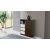 Comoda dome dy3, culoare wenge / alb, 85x105x42 cm
