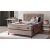 Pat Encanto 160 x 200 , tapitat, culoare cappuccino