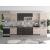 Bucatarie Alfa 380, alb, blat termic nuc, corp hota, soldat