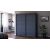 Dressing Radu fara oglinda, 180x200x61 cm, gri antracit