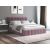 Pat Cozy cu saltea, 140x200 cm, albastru, suport saltea din PAL
