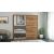 Dressing Ina, cu oglinda, 150x200x60 cm, Alb/Nuc