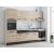 Bucatarie Sofia 260 cm, Alb, Blat termic alb, Corp cuptor incorporabil