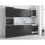 Bucatarie Sofia 260 cm, Alb, Blat termic alb, Corp cuptor incorporabil