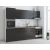 Bucatarie Sofia 260 cm, Alb, Blat termic nuc, Corp cuptor incorporabil