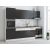 Bucatarie Sofia 260 cm, Alb, Blat termic nuc, Corp cuptor incorporabil