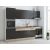 Bucatarie Sofia 260 cm, Alb, Blat termic nuc, Corp cuptor incorporabil