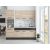 Bucatarie Sofia 200 cm, Alb, Blat termic alb, Corp cuptor incorporabil