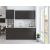 Bucatarie Sofia 200 cm, Alb, Blat termic alb, Corp cuptor incorporabil