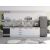 Bucatarie Alfa 320, sonoma/alb, blat termic nuc, corp hota