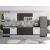 Bucatarie Alfa 320, sonoma/alb, blat termic nuc, corp hota
