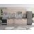 Bucatarie Alfa 320, sonoma/alb, blat termic nuc, corp hota