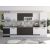 Bucatarie Alfa 380, alb, blat termic nuc, corp hota, soldat