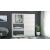 Dressing Ina, cu oglinda, 150x200x60 cm, Stejar Gri
