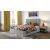 Pat Cozy, 120x200 cm, gri inchis, suport saltea din PAL