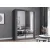 Dressing Milan, cu oglinda, 150 cm, gri