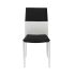 Bucatarie de colt Alfa, Corp inalt cuptor, Cu vitrina, Alb, Blat termic nuc