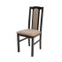 Bucatarie de colt Alfa, Corp inalt cuptor, Cu vitrina, Alb, Blat termic nuc
