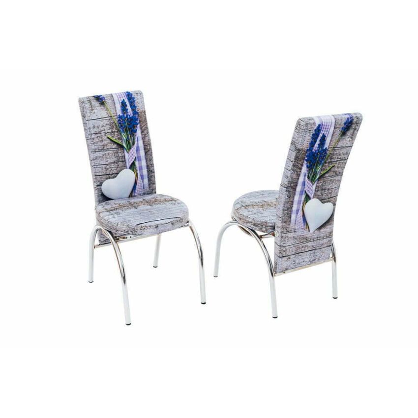 Set masa mercan cu 4 scaune , lavanda
