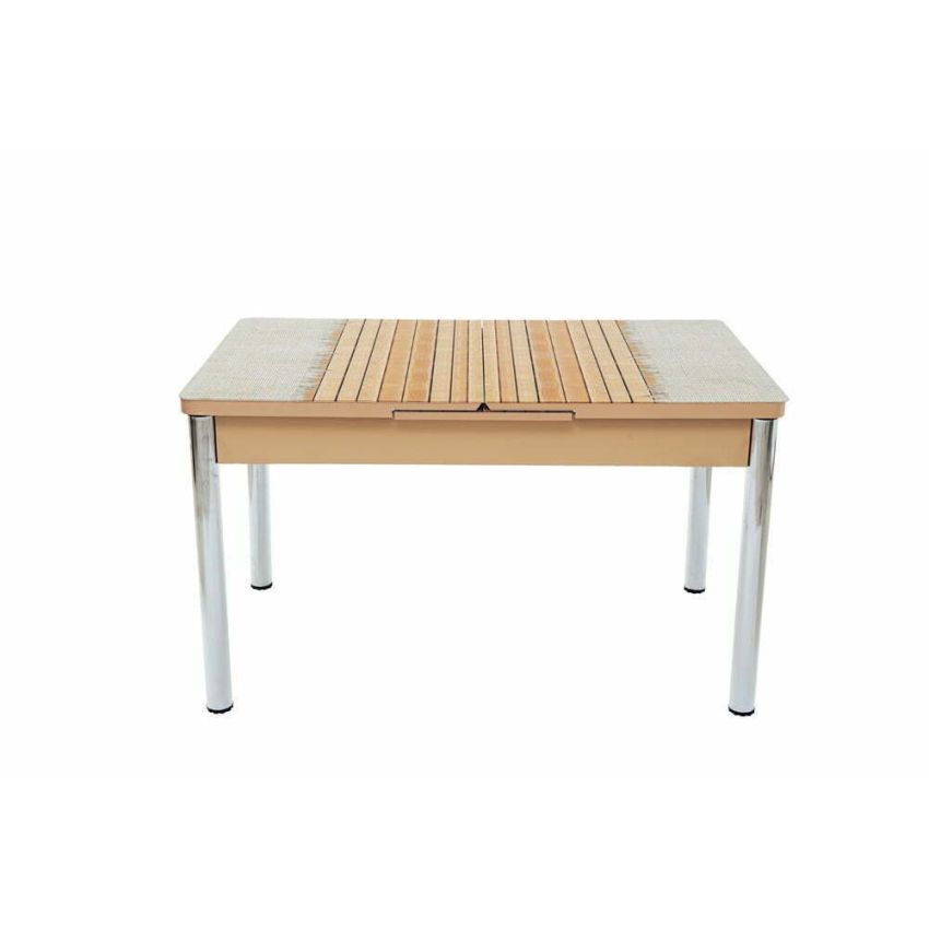 Set masa mercan cu 6 scaune , rustic