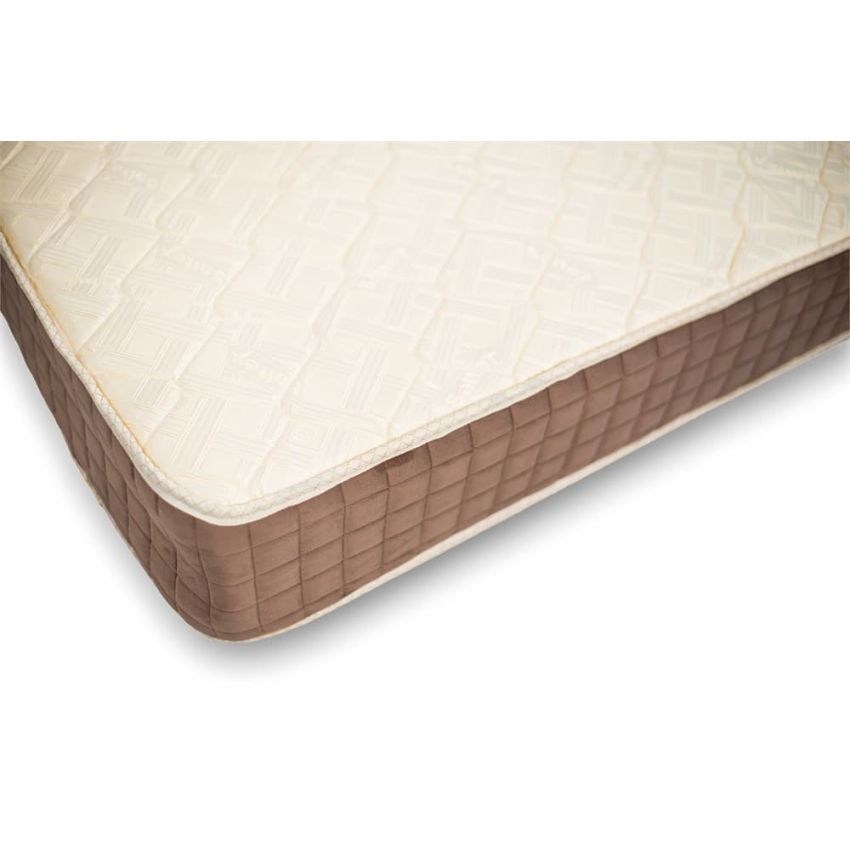 Saltea ortopedica lux, 130x190x23 cm, cu plasa de arcuri, reversibila, sistem de aerisire, ferma