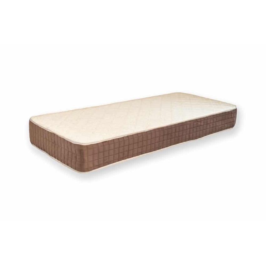 Saltea ortopedica lux, 130x190x23 cm, cu plasa de arcuri, reversibila, sistem de aerisire, ferma
