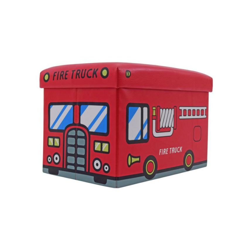 Taburet fire truck, 32 x 32 x 48 cm