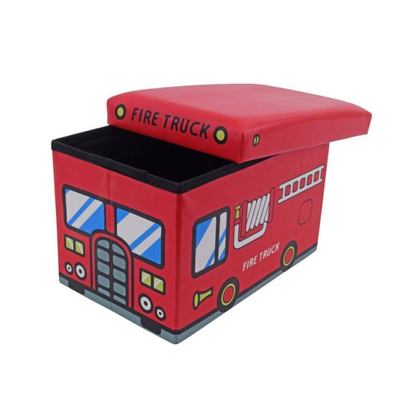 Taburet fire truck, 32 x 32 x 48 cm