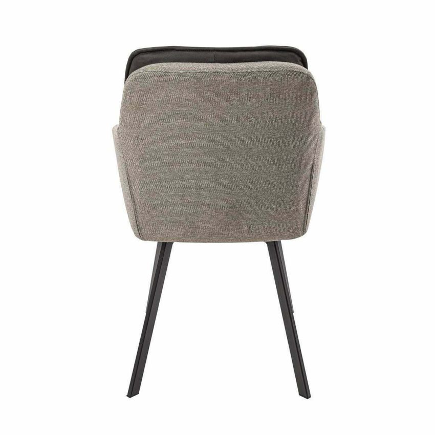 Scaun living s-167, material textil, gri