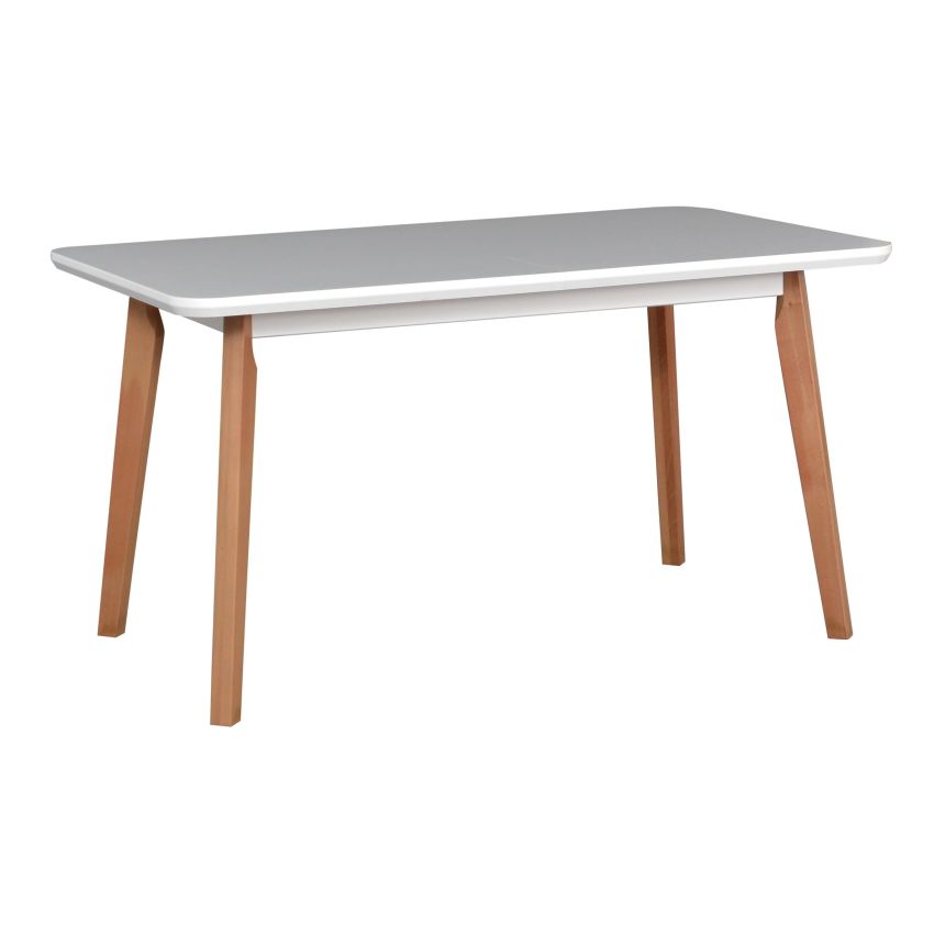 Masa extensibila din lemn 140x180 cm mb-13 oslo7, alb buk