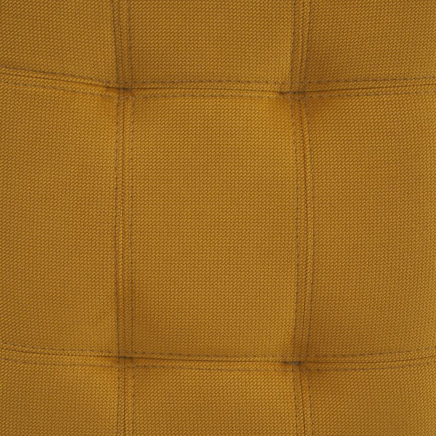 Scaun din lemn masiv de fag tapitat cu stofa t6 s101, galben