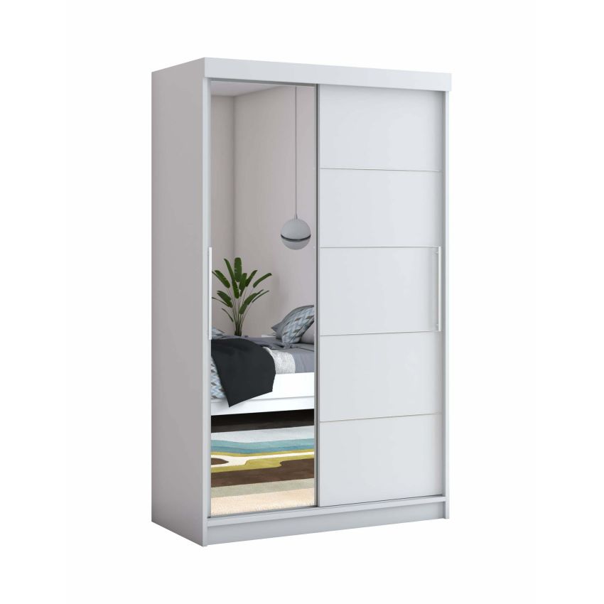 Dressing beta alb 120x200x58 cm cu oglinda