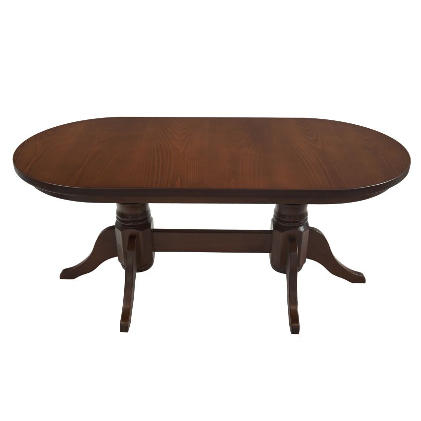 Masa mb-81 din lemn masiv, nuc, 180x95x75 cm