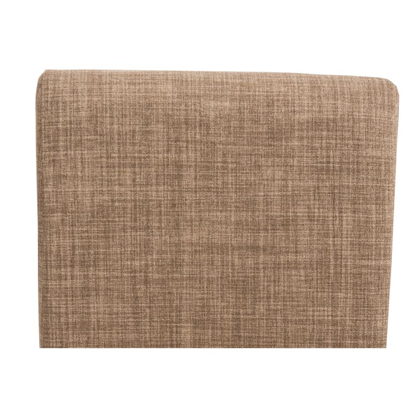Scaun kanzona tapitat, lennon 101, maro, lemn masiv fag, 45x90x53 cm