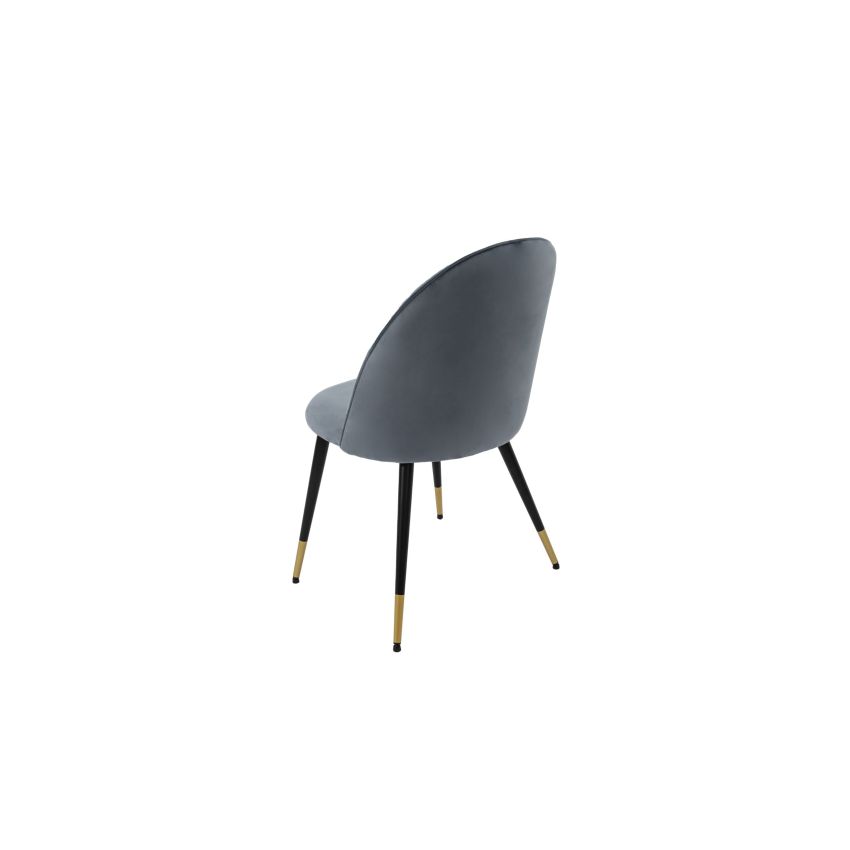 Scaun living tapitat cu stofa premium s-172, tapiterie gri