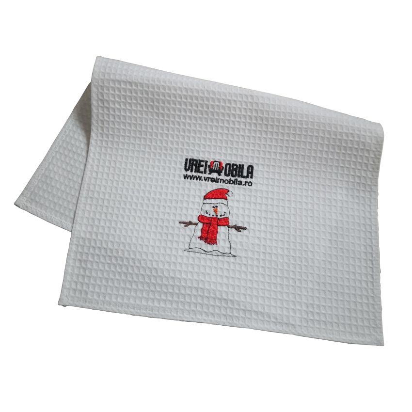 Set 2 prosoape bucatarie, model craciun, 40x60 cm