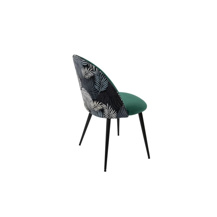 Set 4 scaune living, stofa premium, s-171, tapiterie verde