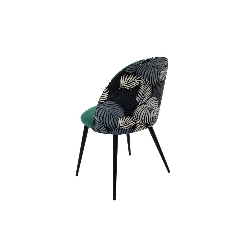 Set 4 scaune living, stofa premium, s-171, tapiterie verde